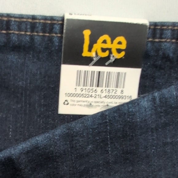 Lee Women's Dark Blue Slim straight Pull On Sculpting Stretch Jeans - Picture 5 of 7